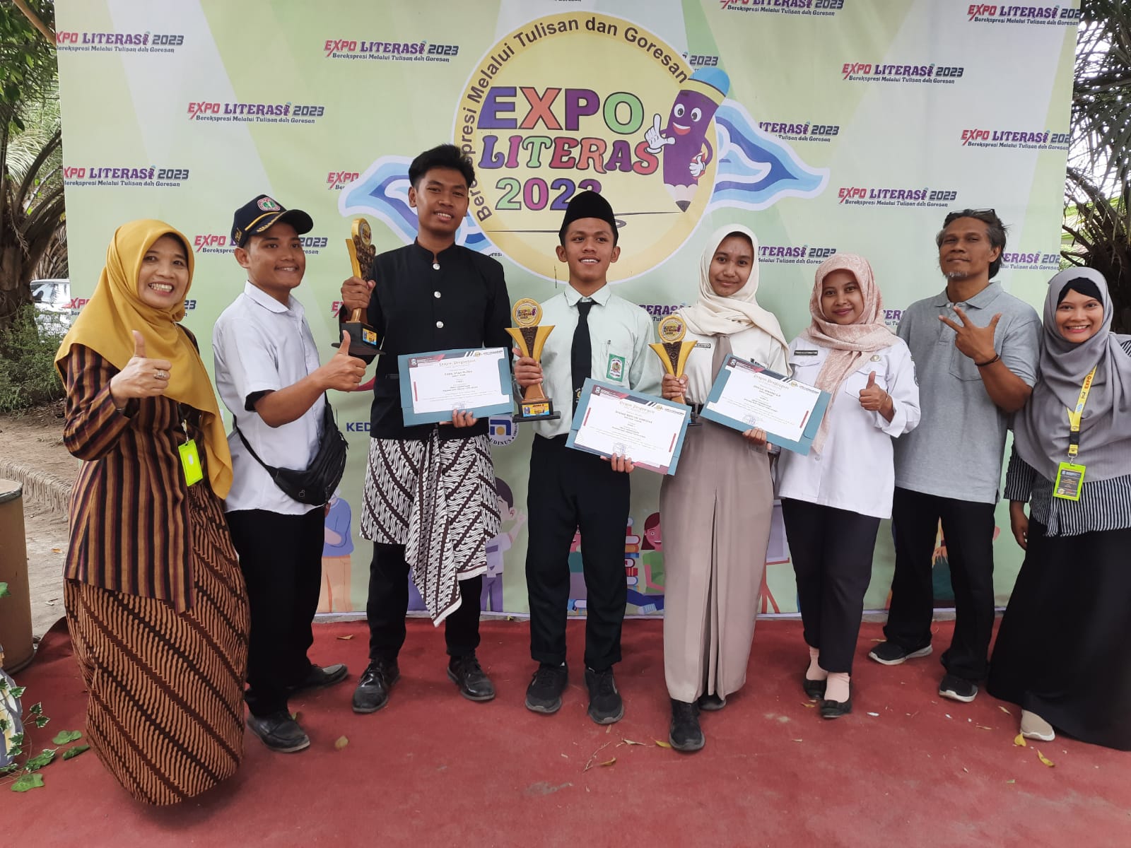 juara 2 dalam lomba orasi di SMKN 1 Kediri